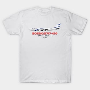 Boeing B747-400 - El Al Israel Airlines T-Shirt